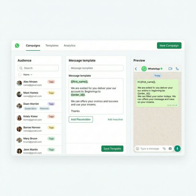 Campaign Builder Interface